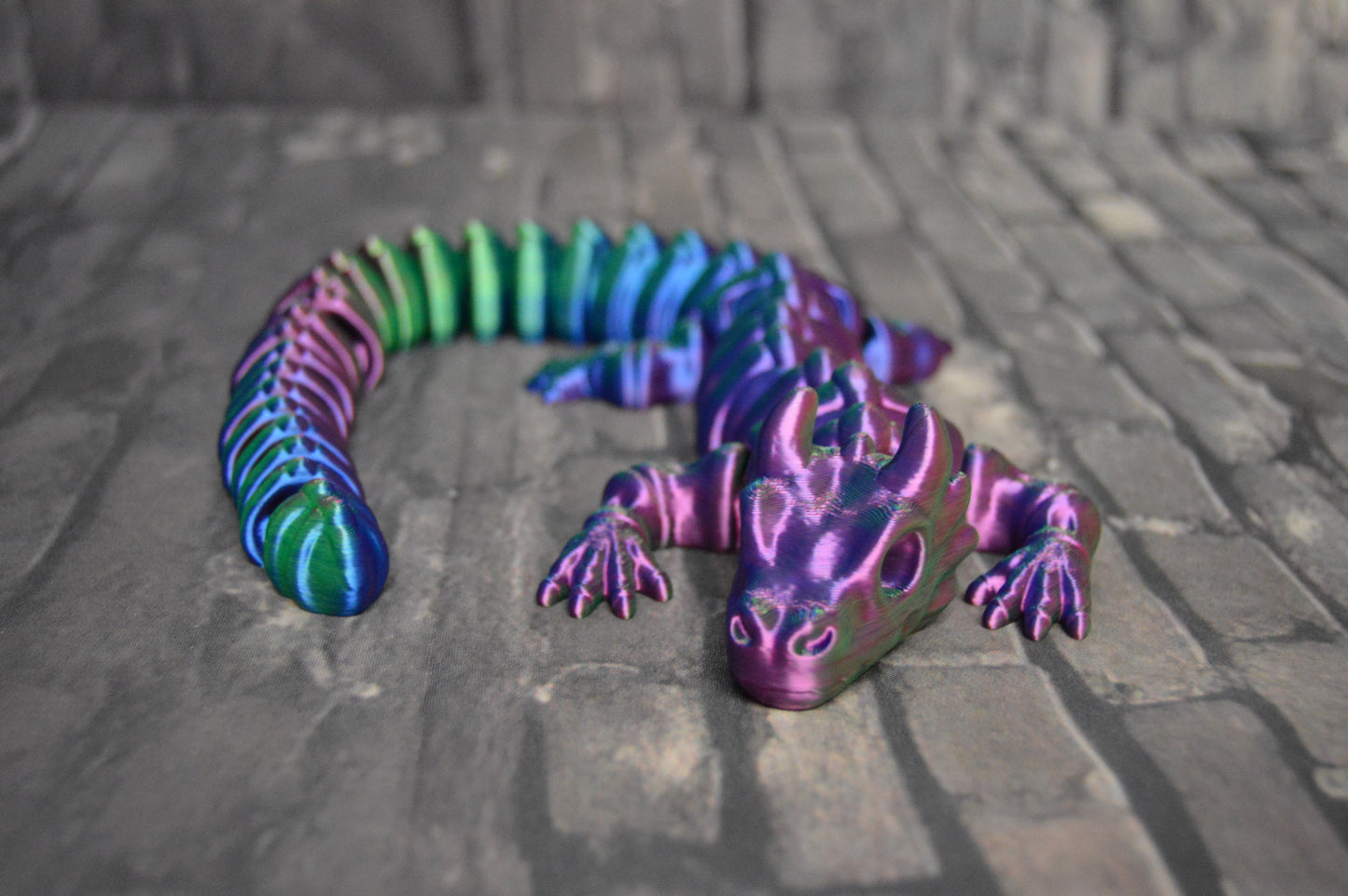 Drachen dreifarbig