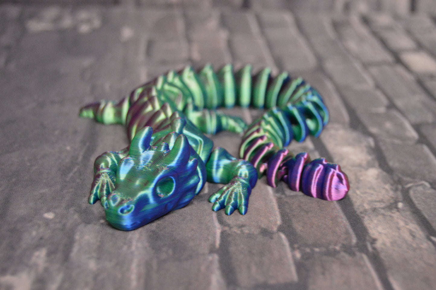 Drachen dreifarbig