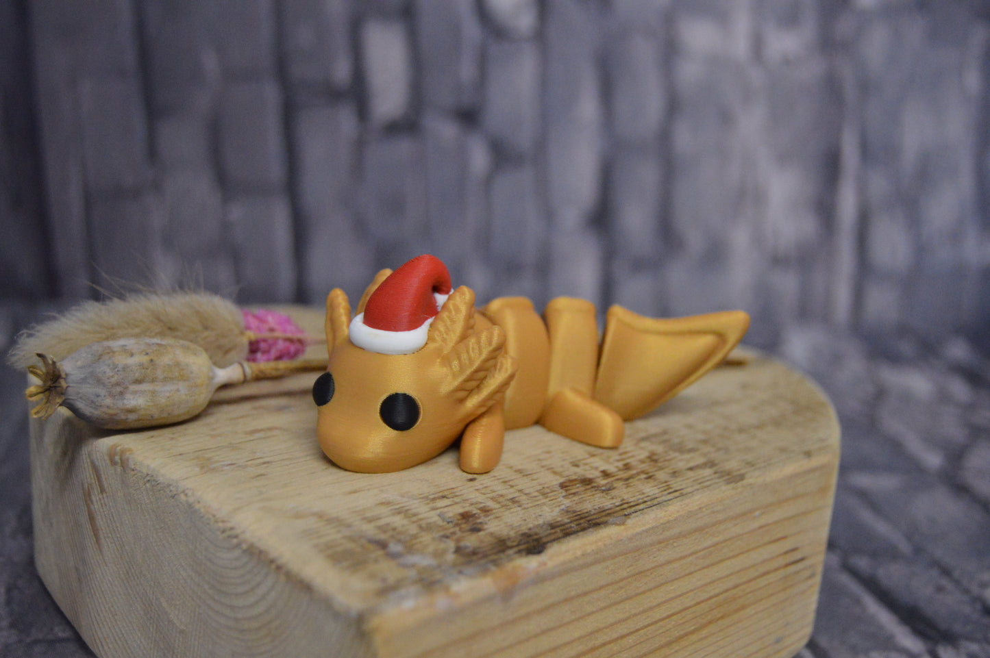 Axolotl mit Mütze
